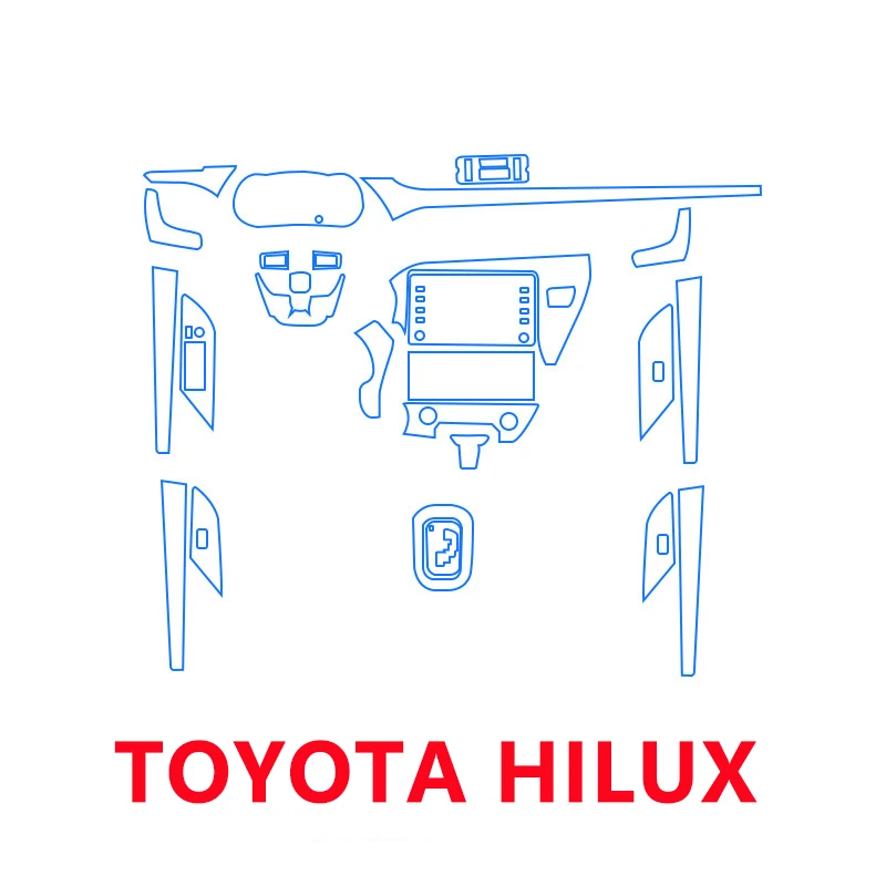 For Toyota HIlux Tpu Transparent Protector Film Car Interior Sticker Center Console Screen Car Interior Decor Accessories
For Toyota HIlux Tpu Transparent Protector Film Car Interior Sticker Center Console Screen Car Interior Decor Accessories