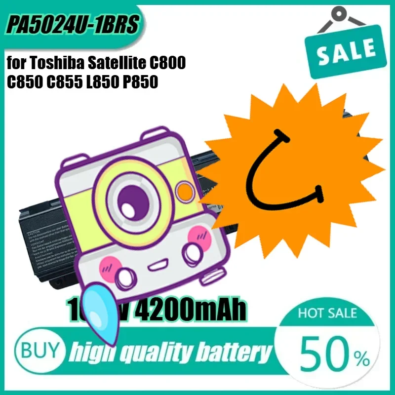 10,8 В 4200 мАч PA5024U-1BRS аккумулятор для ноутбука Toshiba Satellite C800 C850 C855 L850 P850
10,8 В 4200 мАч PA5024U-1BRS аккумулятор для ноутбука Toshiba Satellite C800 C850 C855 L850 P850