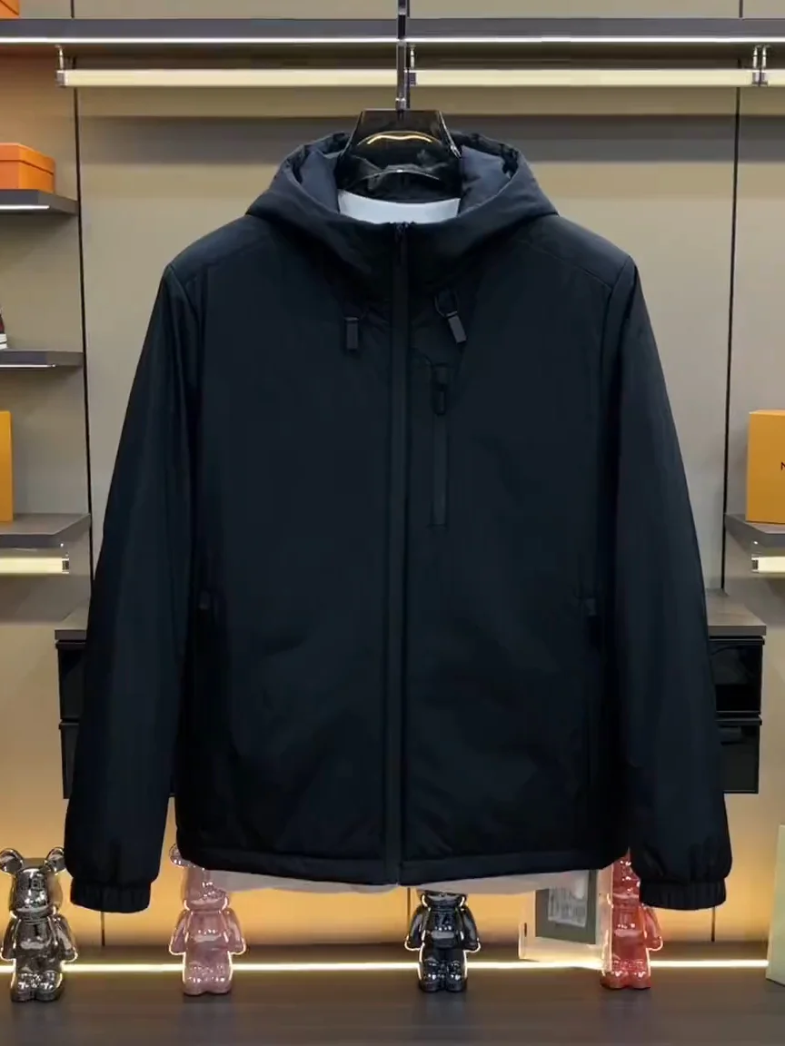 Men's Hooded Jaet Outerwear New Fall Winter Faion Versatile High-End Comfortable Haome Personali Lightweight Luxury
Men's Hooded Jaet Outerwear New Fall Winter Faion Versatile High-End Comfortable Haome Personali Lightweight Luxury