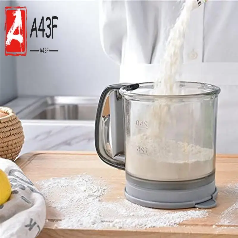 A43F-Сито для муки, чашка для выпечки с мелкой сеткой, полуавтоматический ручной шейкер для муки, сито для сахара
A43F-Сито для муки, чашка для выпечки с мелкой сеткой, полуавтоматический ручной шейкер для муки, сито для сахара