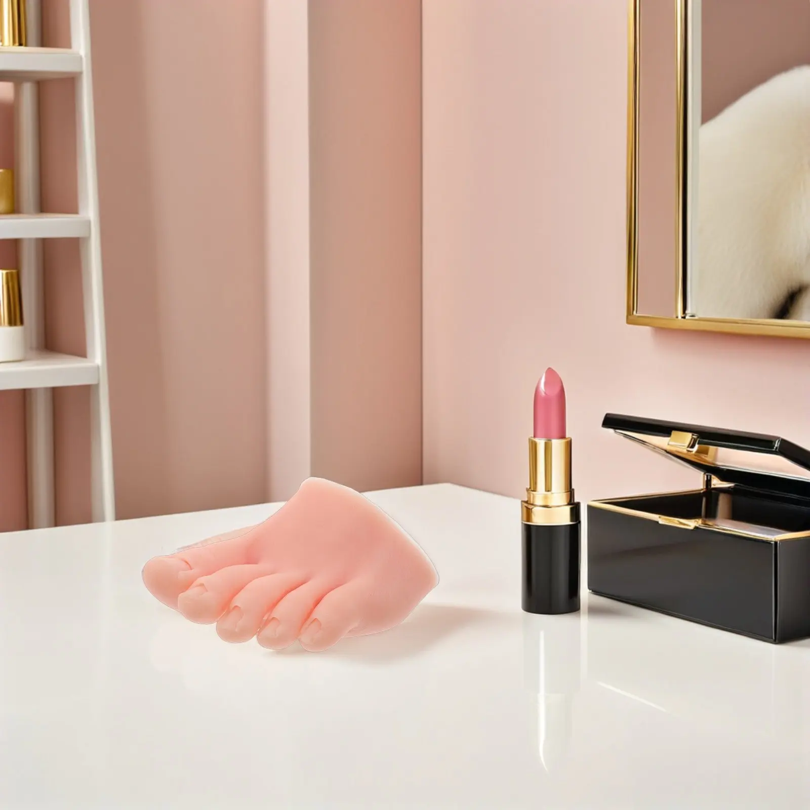 Реалистичная силиконовая левая нога-муляж для маникюра, мягкая подушечка для тренировки наращивания акриловых ногтей, инструмент для педикюра, подходит для начинающих.
Реалистичная силиконовая левая нога-муляж для маникюра, мягкая подушечка для тренировки наращивания акриловых ногтей, инструмент для педикюра, подходит для начинающих.