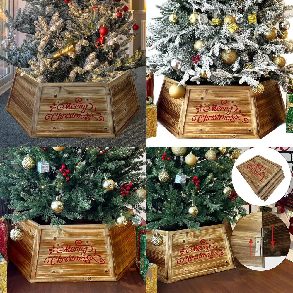 Шестигранный ошейник для рождественской елки из натурального дерева, 28,7 для искусственных деревьев, основа в стиле фермерского дома в деревенском стиле
Шестигранный ошейник для рождественской елки из натурального дерева, 28,7 для искусственных деревьев, основа в стиле фермерского дома в деревенском стиле