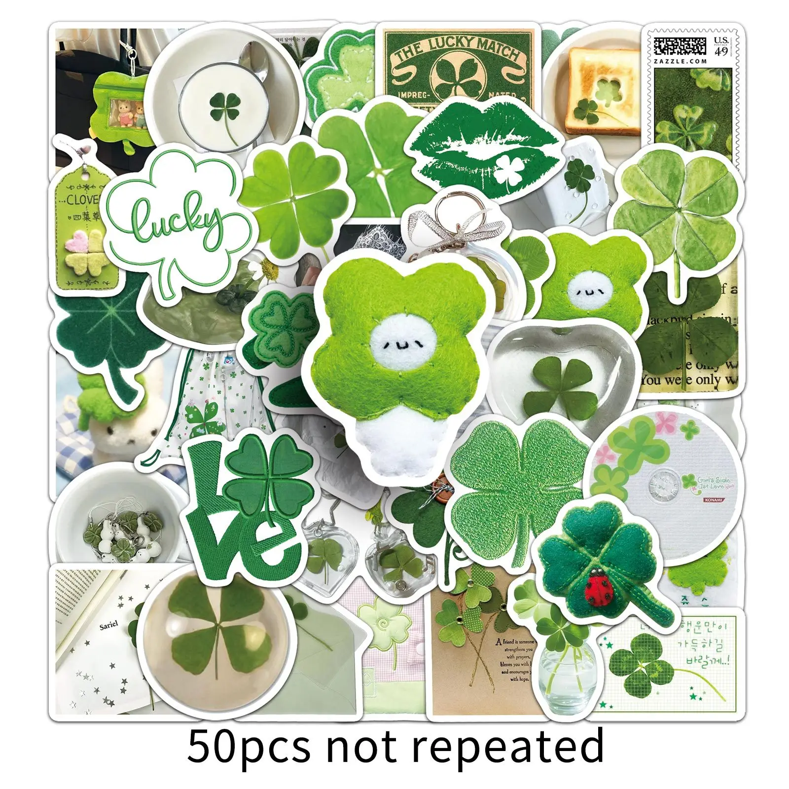 10/50PCS INS Style Stickers Cartoon Green Four Leaf CloverCertainty Decorative Water Cup Skateboard Helmet Waterproof Decal Toy
10/50PCS INS Style Stickers Cartoon Green Four Leaf CloverCertainty Decorative Water Cup Skateboard Helmet Waterproof Decal Toy