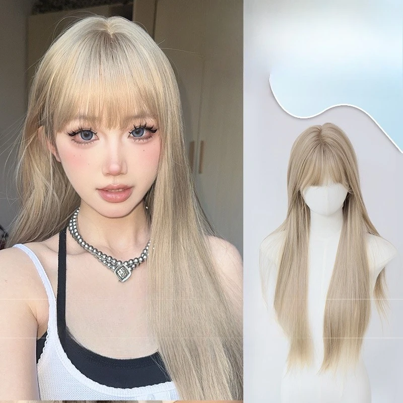 Парик летний женский, повседневные, длинные, прямые волосы, естественная и реалистичная челка Ци, полное покрытие головы
Парик летний женский, повседневные, длинные, прямые волосы, естественная и реалистичная челка Ци, полное покрытие головы
