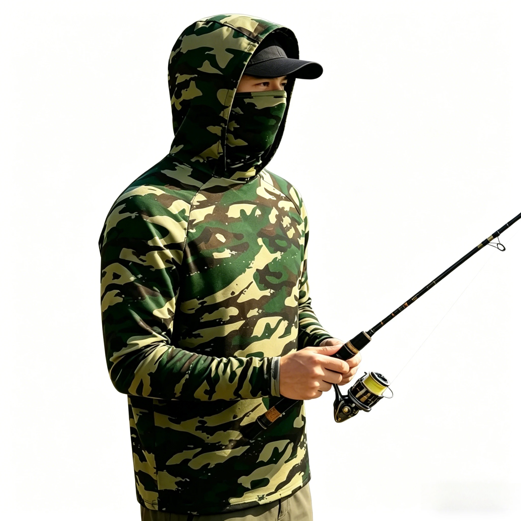 2026 Fishing Hoodie Anti-UV Sunscreen Sun Protection Clothes Fishing Shirt Breathable mask Hooded Sportswear
2026 Fishing Hoodie Anti-UV Sunscreen Sun Protection Clothes Fishing Shirt Breathable mask Hooded Sportswear