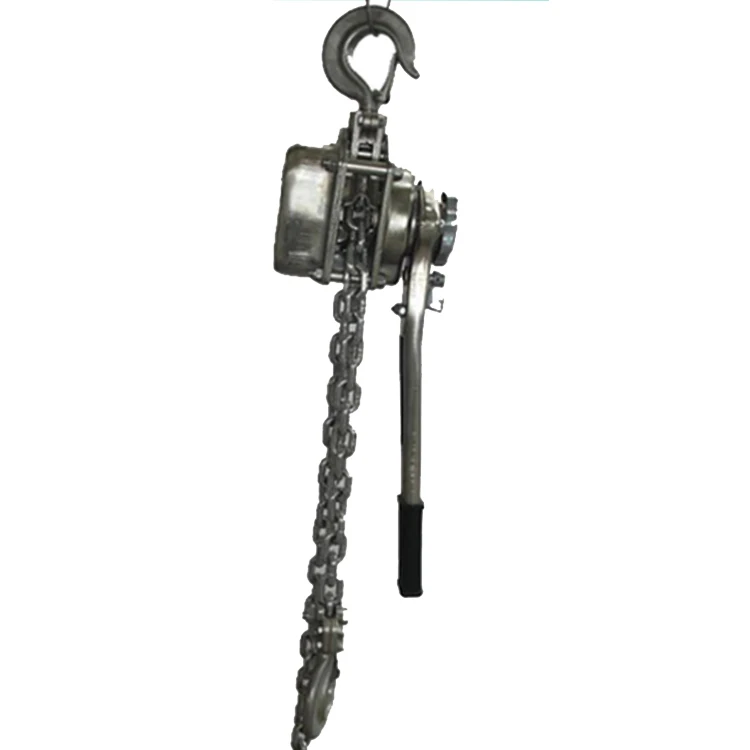 Hot Selling 0.25ton to 9ton Stainless Steel Hand Lever Hoist Lever Chain Block
Hot Selling 0.25ton to 9ton Stainless Steel Hand Lever Hoist Lever Chain Block