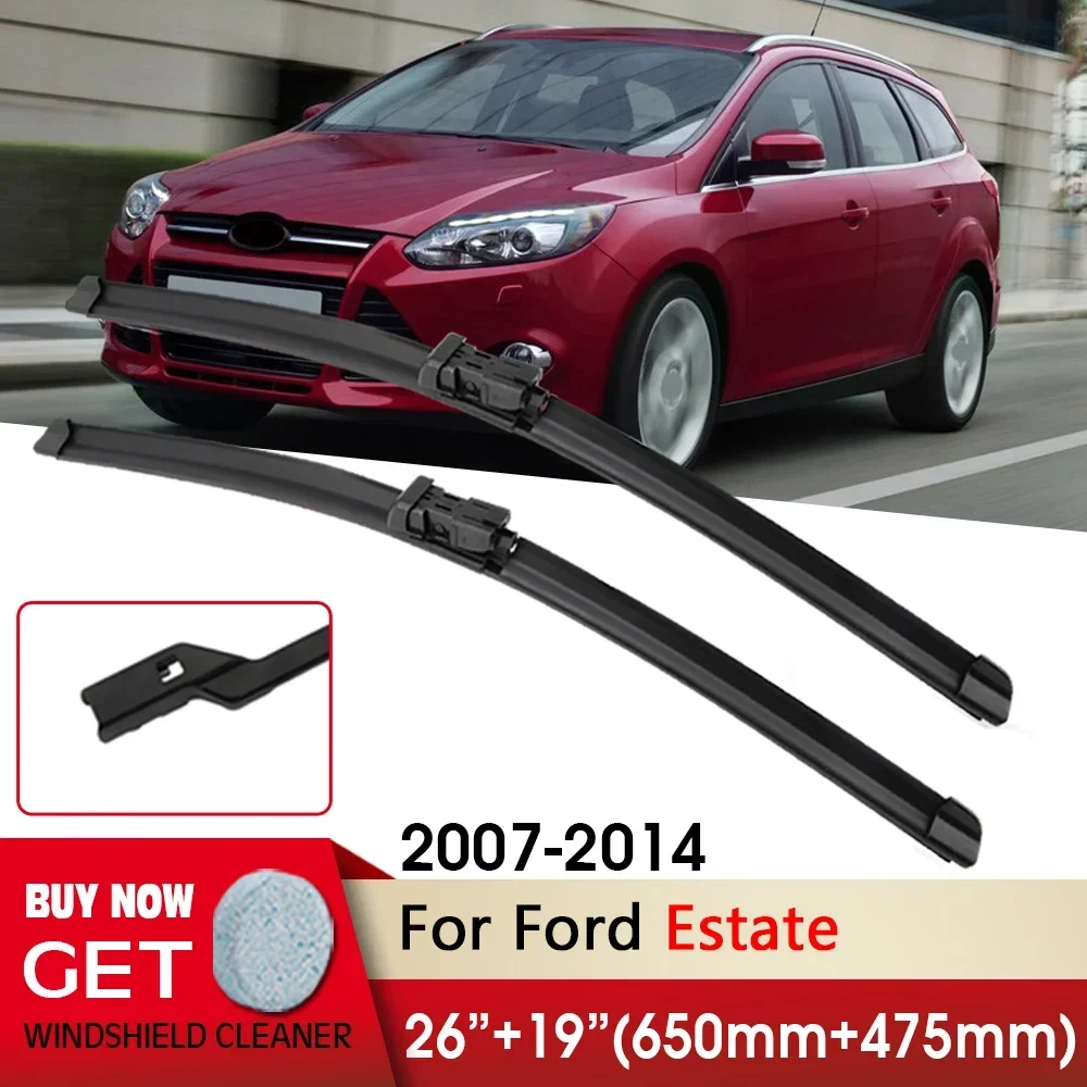 Car Wiper Front Wiper Blade 26"+19" For Ford Estate 2007-2014 Fit Push Button Arm Front Windscreen Wipers Auto Accessories
Car Wiper Front Wiper Blade 26"+19" For Ford Estate 2007-2014 Fit Push Button Arm Front Windscreen Wipers Auto Accessories