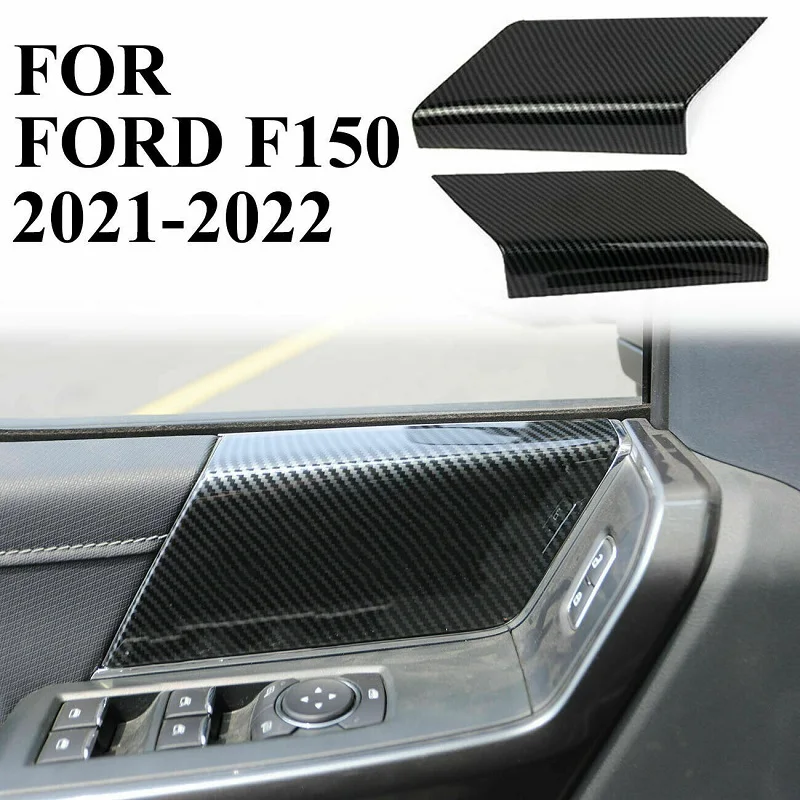 Carbon Fiber ABS Car Interior Front Door Panel Cover Trim For Ford F150 F-150 2021 2022
Carbon Fiber ABS Car Interior Front Door Panel Cover Trim For Ford F150 F-150 2021 2022