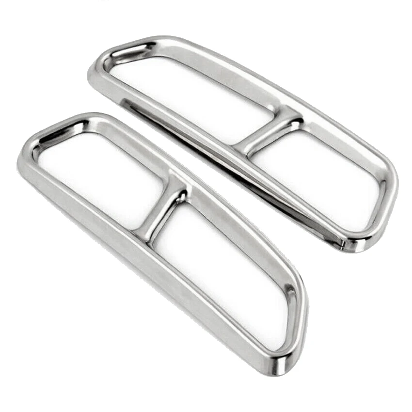2Pcs Chrome Car Exhaust Tail Pipes Decoration Frame Tail Throat Pipe Modified Cover Trim for -Audi A6 C7 2016-2018
2Pcs Chrome Car Exhaust Tail Pipes Decoration Frame Tail Throat Pipe Modified Cover Trim for -Audi A6 C7 2016-2018