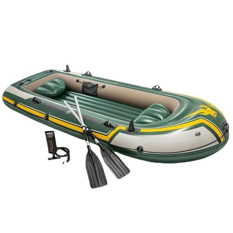 Thickened quadruple inflatable kayak 4 people fishing rubber boat
Thickened quadruple inflatable kayak 4 people fishing rubber boat