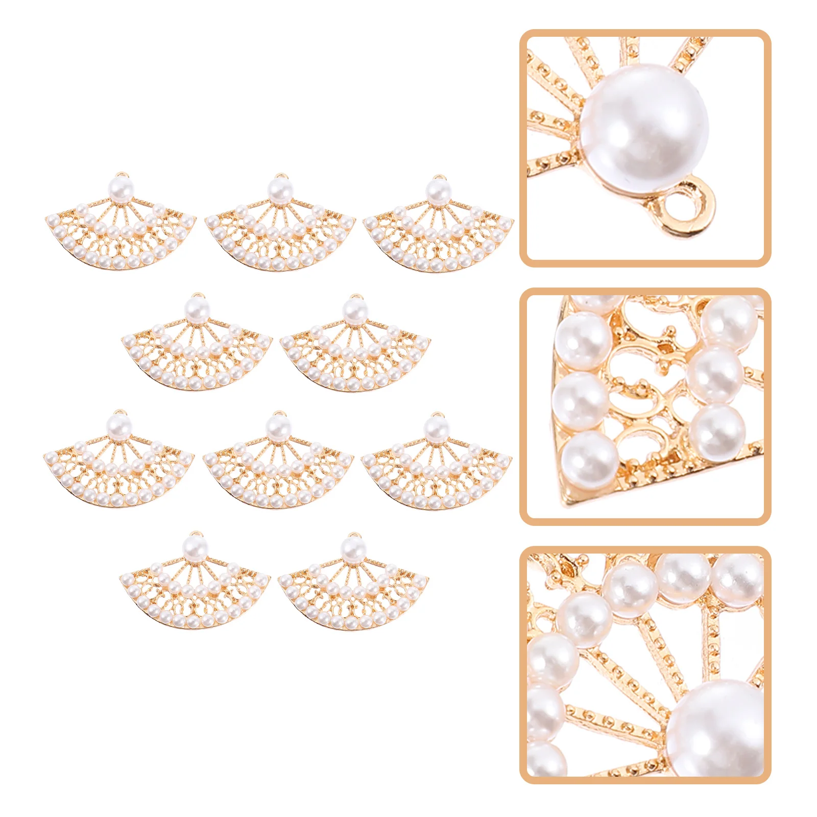 10pcs Pearl Jewelry Accessories Durable Safe Diy Decoration Necklace Charm Ornaments Earrings Pendants Holiday Gifts
10pcs Pearl Jewelry Accessories Durable Safe Diy Decoration Necklace Charm Ornaments Earrings Pendants Holiday Gifts