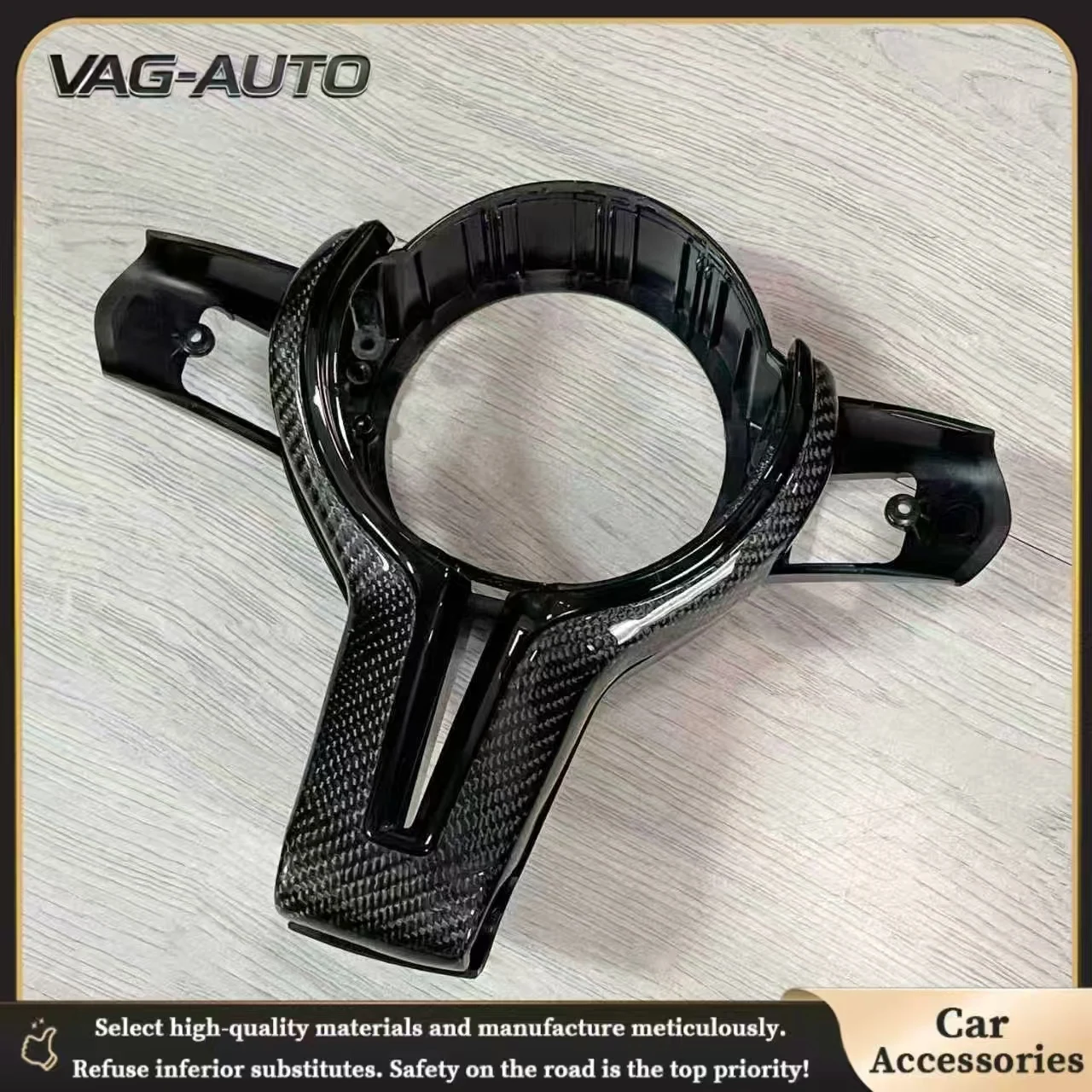 Interior Upgrade Black Carbon Fiber M Sport Steering Wheel Trim Decoration for BMW F80 F82 F10 F06 F12 F13 F15 F16 F20 F22 F30
Interior Upgrade Black Carbon Fiber M Sport Steering Wheel Trim Decoration for BMW F80 F82 F10 F06 F12 F13 F15 F16 F20 F22 F30