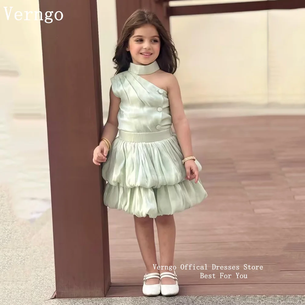 Verngo Green Shiny Mini Girl Flowers Dress A Line Tiered Princess Birthday Party Dresses Elegant Short Kid Prom Gown Customized
Verngo Green Shiny Mini Girl Flowers Dress A Line Tiered Princess Birthday Party Dresses Elegant Short Kid Prom Gown Customized