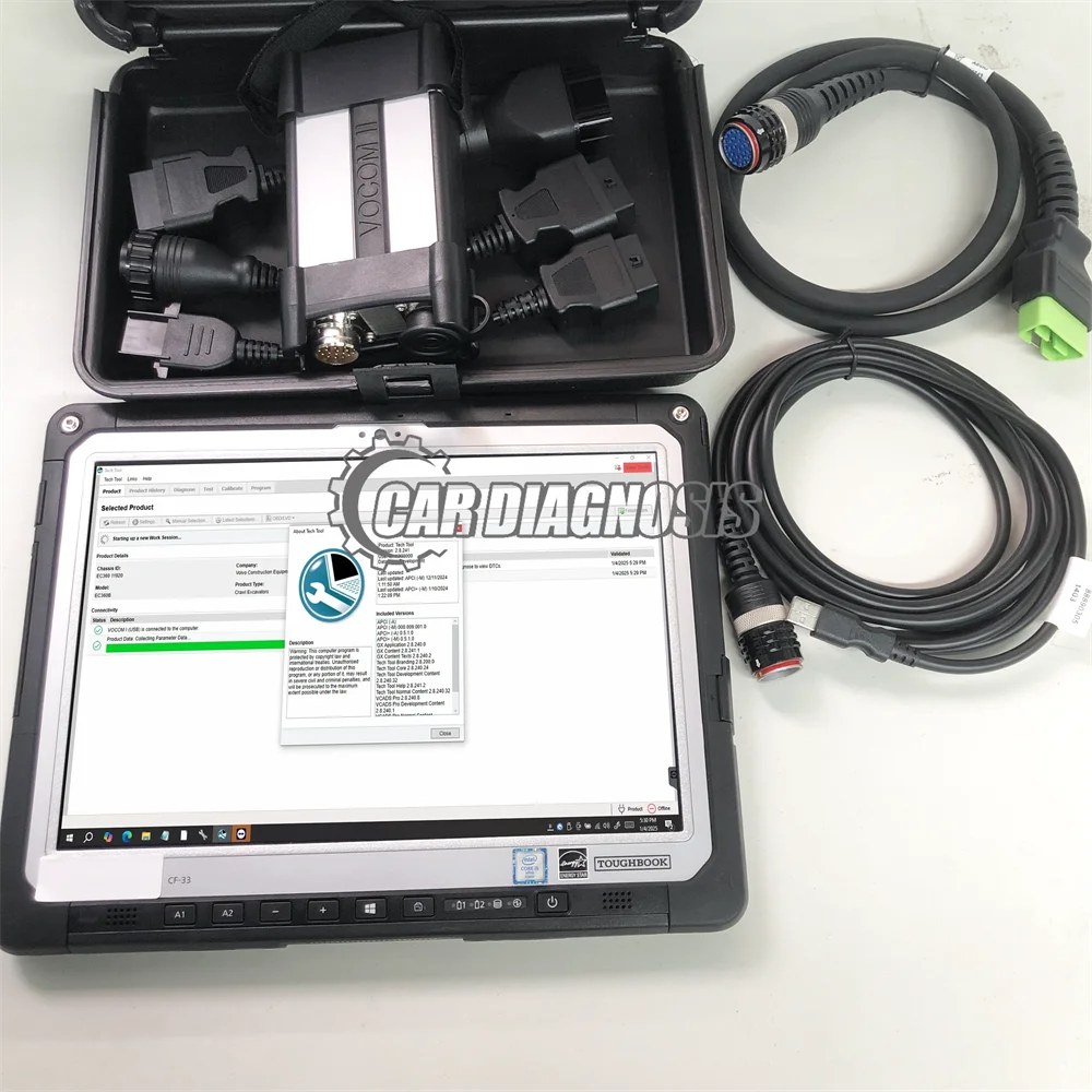 rugged cf33 tablet For VOCOM II VOCOM2 88894000 for Truck Excavator for Renault Diagnostic Tool EURO6 V2.8 PTT Premium Tech Tool
rugged cf33 tablet For VOCOM II VOCOM2 88894000 for Truck Excavator for Renault Diagnostic Tool EURO6 V2.8 PTT Premium Tech Tool