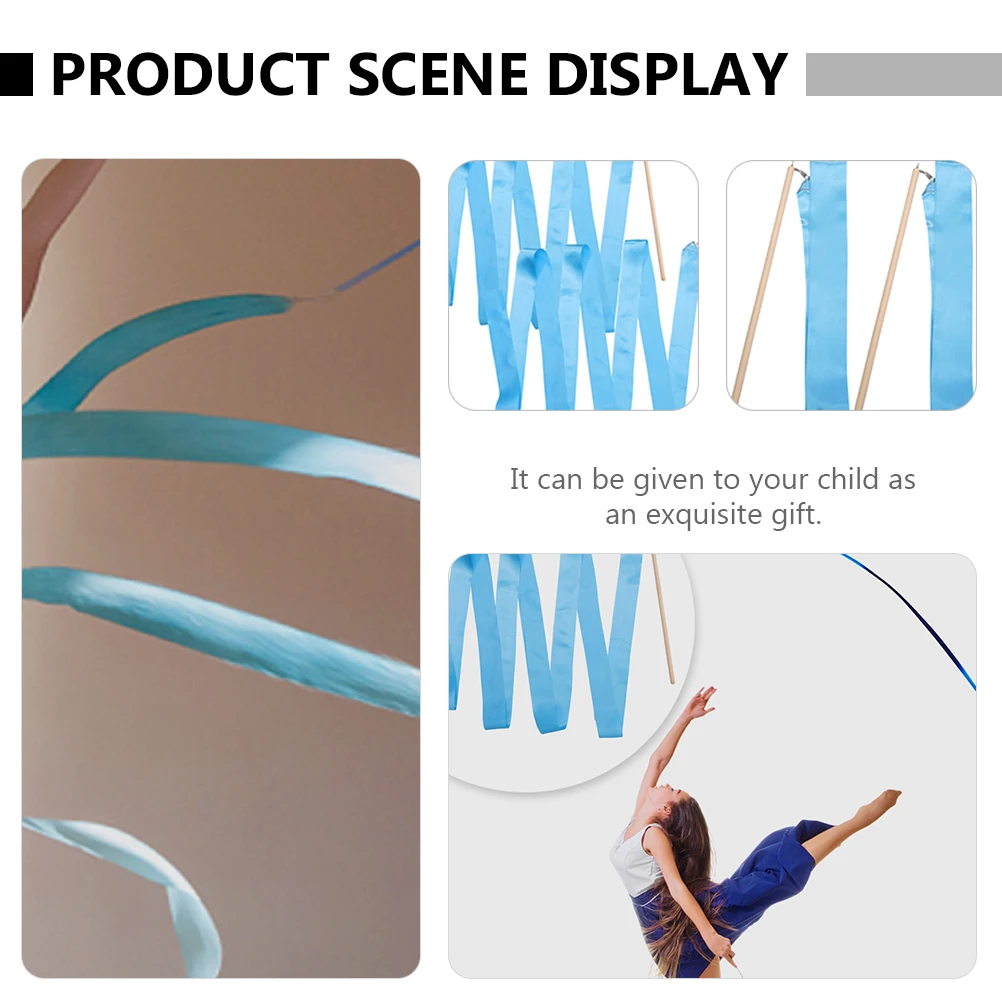 4 Pcs Ribbon Props Dance Wands Streamers Kids Gymnastics Party Decorations Ribbons for Wide Accessories Stick
4 Pcs Ribbon Props Dance Wands Streamers Kids Gymnastics Party Decorations Ribbons for Wide Accessories Stick