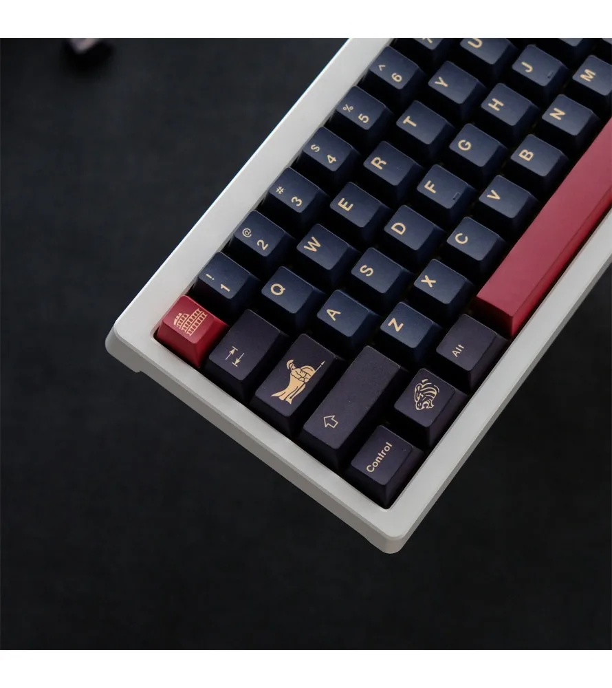 Original highly sublimated mechanical keyboard keycaps GMK Roman keycaps 129 keys PBT
Original highly sublimated mechanical keyboard keycaps GMK Roman keycaps 129 keys PBT
