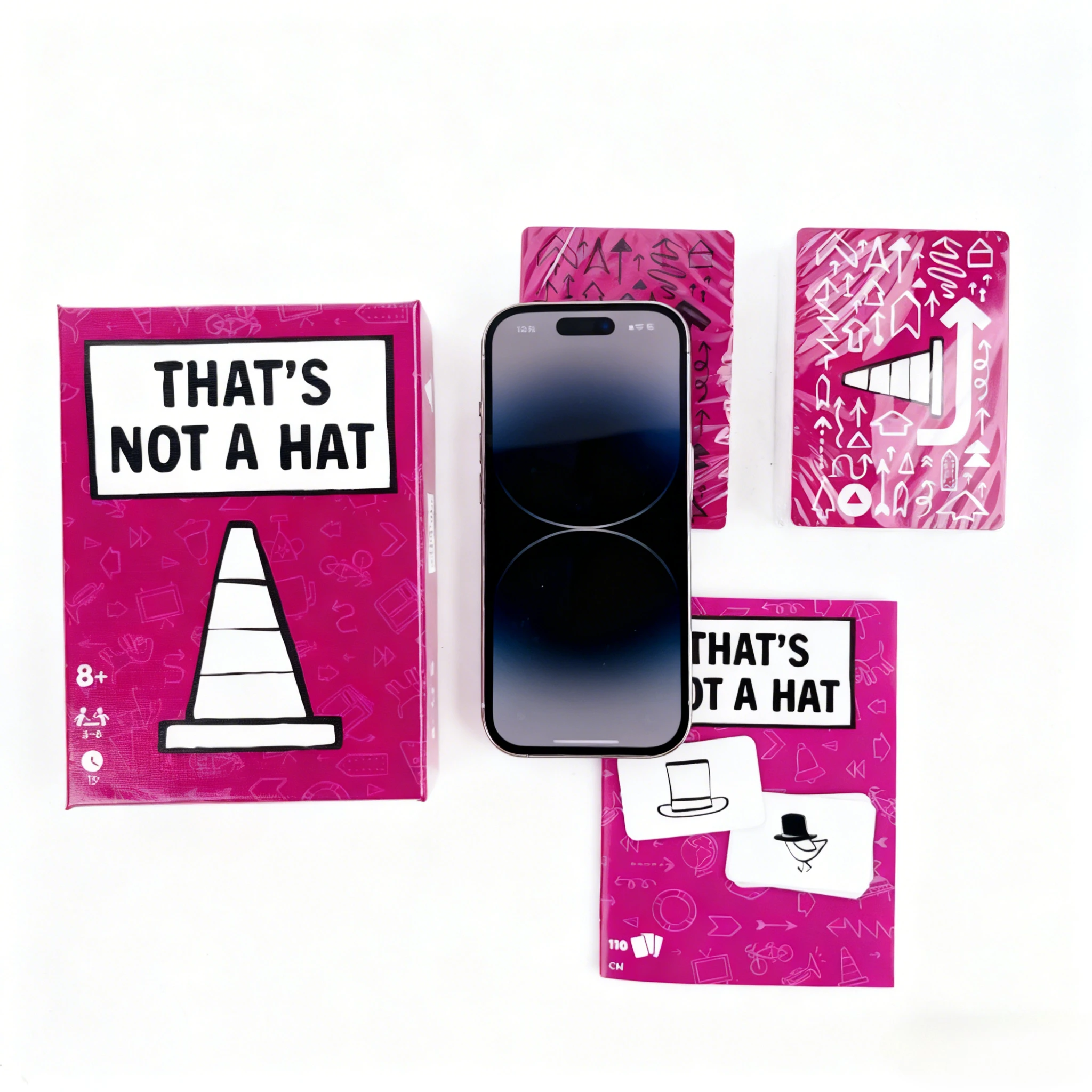 That’s Not a Hat Card Game, Family-Friendly Bluffing & Memory Game, Fast Party Game for Kids & Adults, Fun Game Night Activity
That’s Not a Hat Card Game, Family-Friendly Bluffing & Memory Game, Fast Party Game for Kids & Adults, Fun Game Night Activity