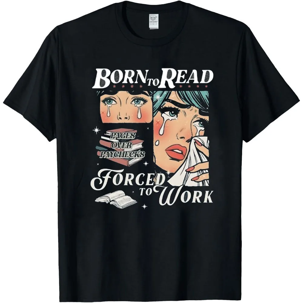 Ретро Comfort Born To Read Bookish Shirt Funny Reader Book Addict Tee Женские футболки Spicy Books Топы Высококачественные хлопковые топы
Ретро Comfort Born To Read Bookish Shirt Funny Reader Book Addict Tee Женские футболки Spicy Books Топы Высококачественные хлопковые топы