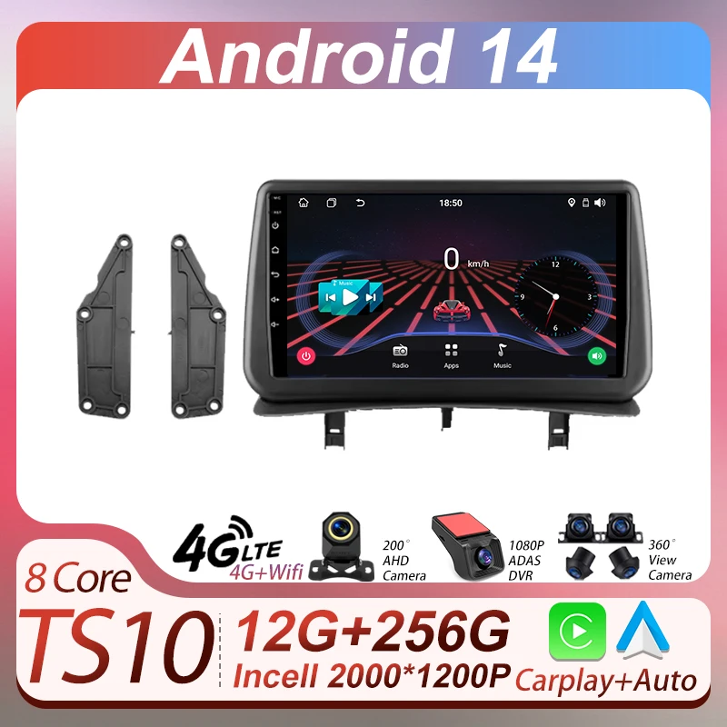 For Renault Clio 3 2005 - 2014 Car Radio Player Android 14 Mirror Link 8 Core GPS Navigation Automotive Multimedia 5G Wifi RDS
For Renault Clio 3 2005 - 2014 Car Radio Player Android 14 Mirror Link 8 Core GPS Navigation Automotive Multimedia 5G Wifi RDS