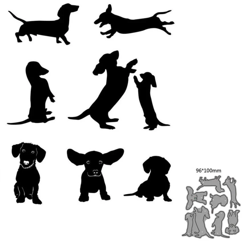 Animal Dog metal cutting dies mold Scrapbooking decoration paper craft knife mould blade punch template Embossing stencils 1PCS
Animal Dog metal cutting dies mold Scrapbooking decoration paper craft knife mould blade punch template Embossing stencils 1PCS