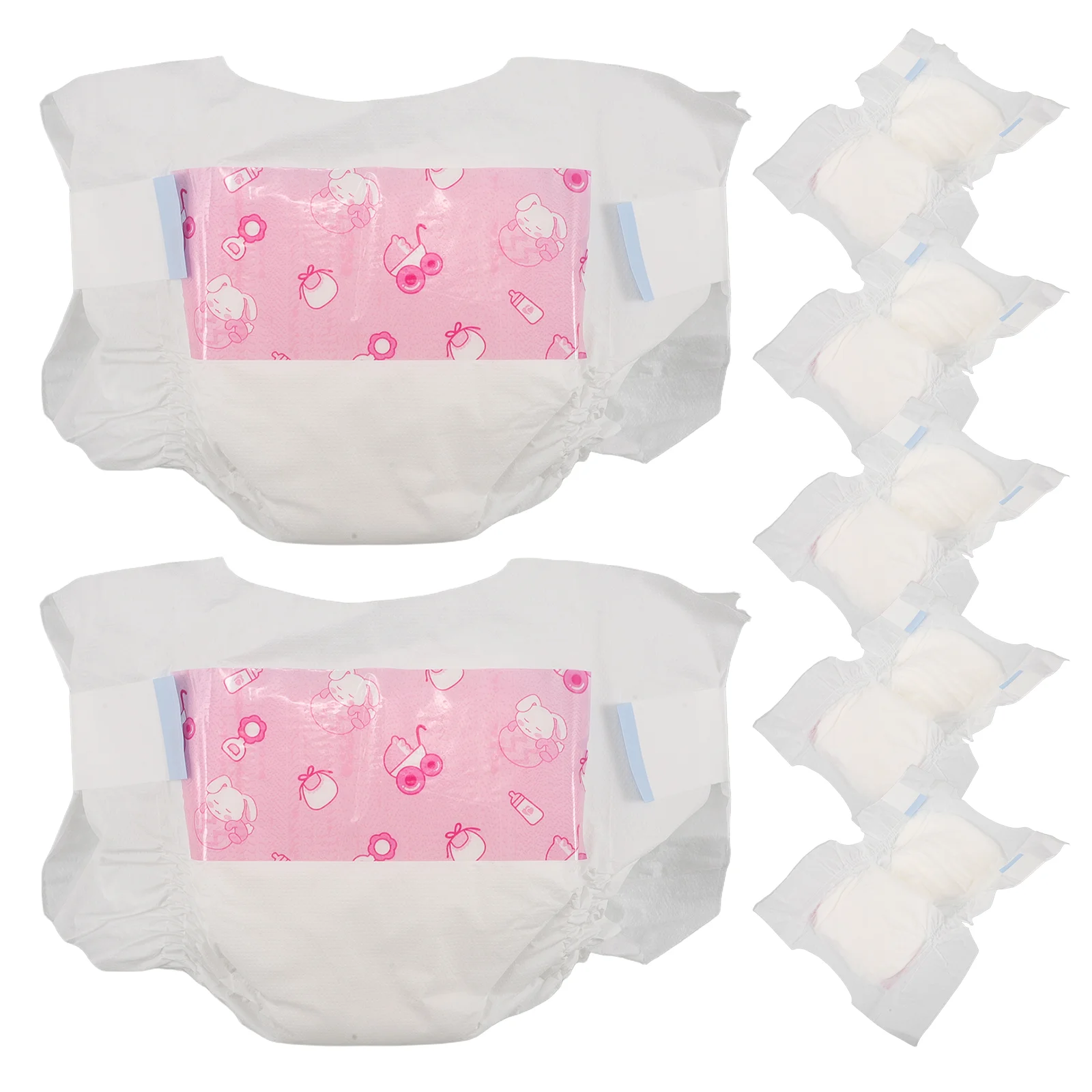 7 Pcs Baby Diapers Toys Accessories for Dolls Newborn Nappies Paper Pee Costume Decor
7 Pcs Baby Diapers Toys Accessories for Dolls Newborn Nappies Paper Pee Costume Decor