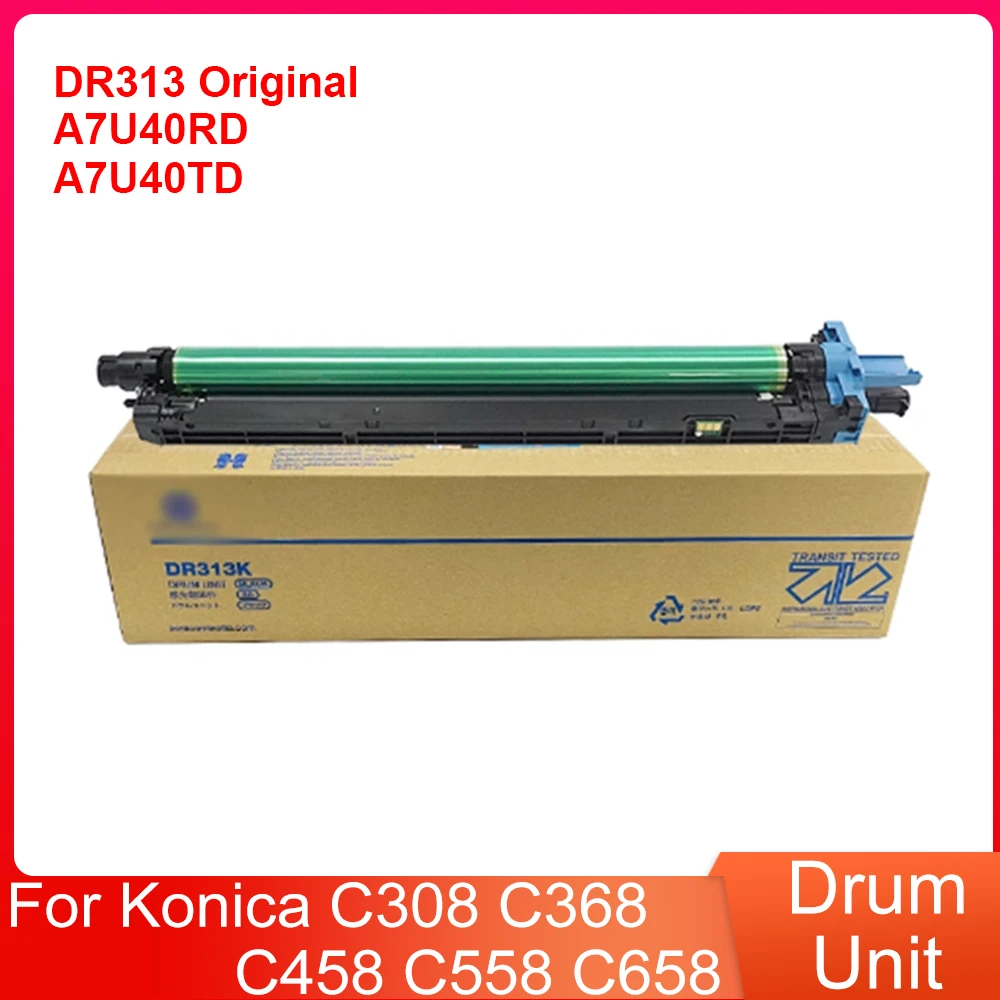 Original DR313 Drum Assembly for Konica Minolta bizhub C308 C368 C458 C558 C658 Photoconductor Unit A7U40RD A7U40TD
Original DR313 Drum Assembly for Konica Minolta bizhub C308 C368 C458 C558 C658 Photoconductor Unit A7U40RD A7U40TD
