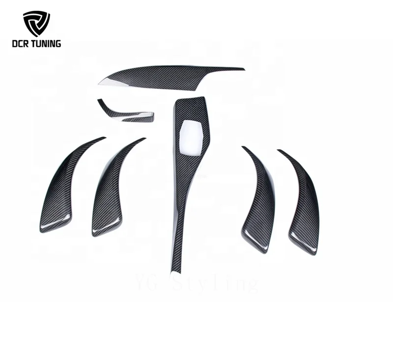 DRY Carbon Fiber Interior Trim 7pcs Dashboard Vent Trim Cover for BMW F20 SPORT MODELS 1 2 Series F20 F21 F22 F23 2013-2016
DRY Carbon Fiber Interior Trim 7pcs Dashboard Vent Trim Cover for BMW F20 SPORT MODELS 1 2 Series F20 F21 F22 F23 2013-2016