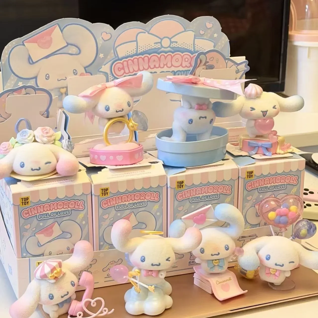Genuine Cinnamoroll Full of Love Series Blind Box Sanrio Licensed Flocked Mini Figure Desktop Collectible Ornament Gift
Genuine Cinnamoroll Full of Love Series Blind Box Sanrio Licensed Flocked Mini Figure Desktop Collectible Ornament Gift