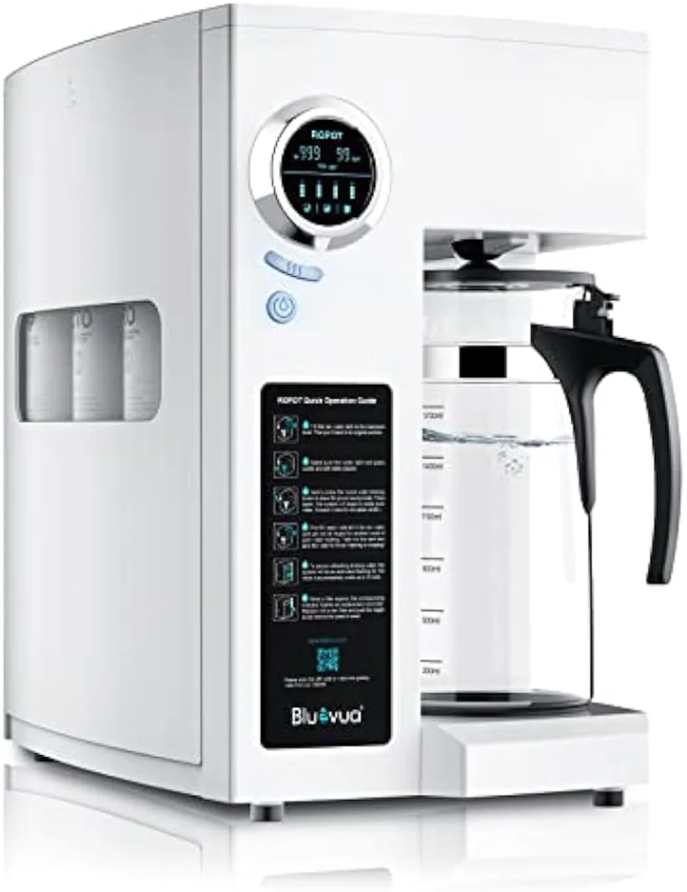 Reverse Osmosis System Countertop Water Filter, 4 Stage Purification,Counter RO Filtration, 2:1 Pure to Drain,Purified Tap Water
Reverse Osmosis System Countertop Water Filter, 4 Stage Purification,Counter RO Filtration, 2:1 Pure to Drain,Purified Tap Water