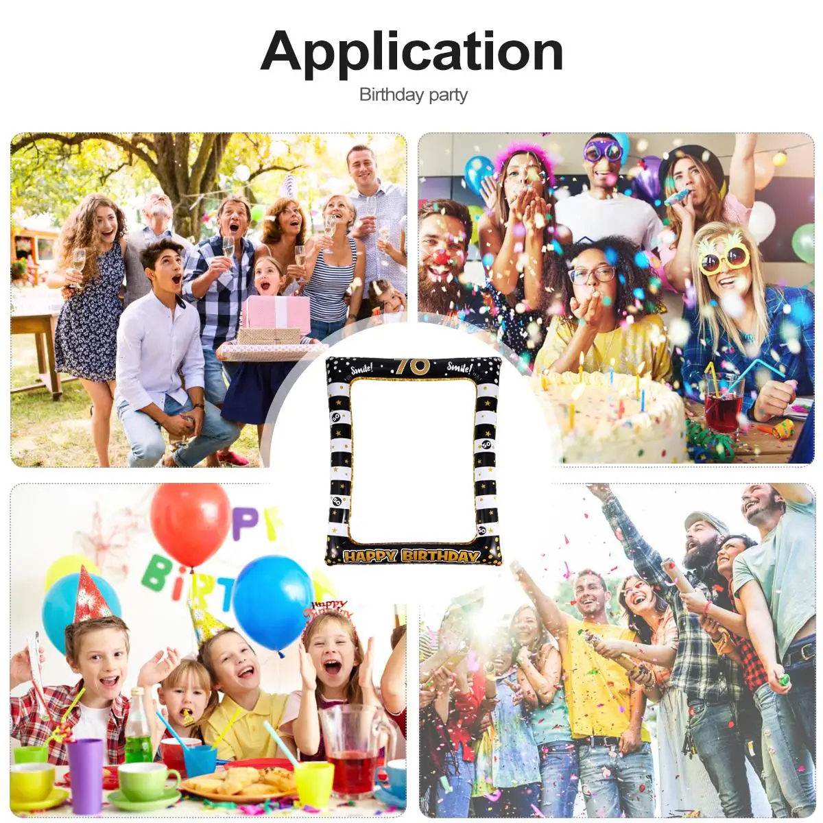 Inflatable Photo Frame Holder Party Props Birthday Supplies Giant PVC Plastic for Age 13 Supply Festival
Inflatable Photo Frame Holder Party Props Birthday Supplies Giant PVC Plastic for Age 13 Supply Festival