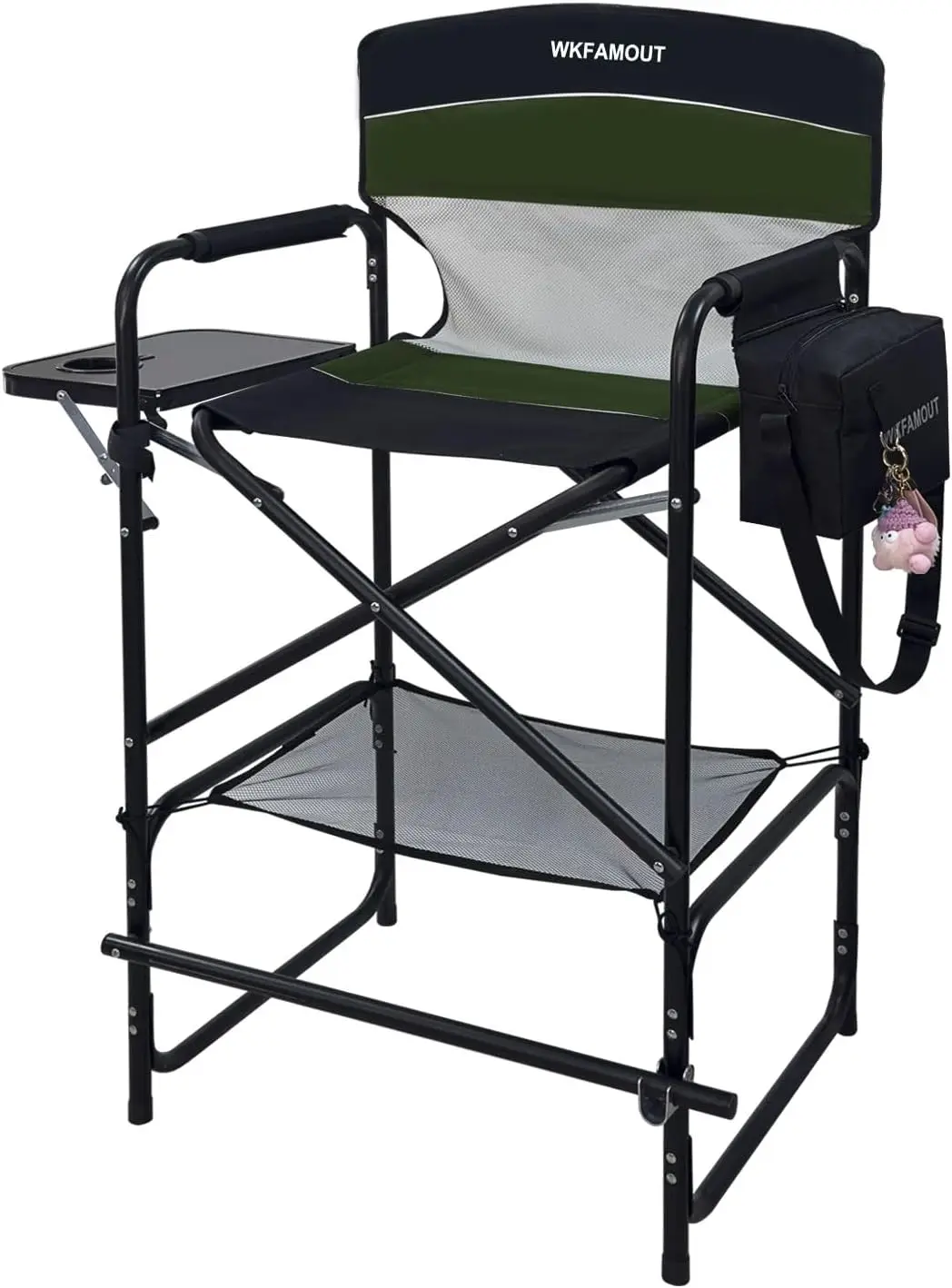 Tall Folding Director Chair 30.7"" Seat Height Foldable Bar Stool For Makeup Artist Face Painting With Side Table Carry Bag And
Tall Folding Director Chair 30.7"" Seat Height Foldable Bar Stool For Makeup Artist Face Painting With Side Table Carry Bag And