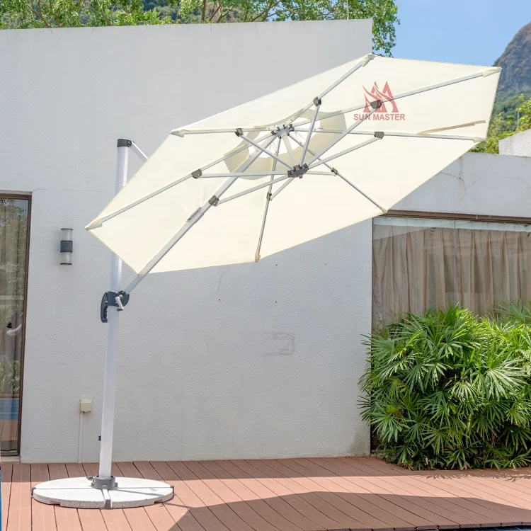 Уличный консольный зонт-парасоль для патио, алюминиевый, серебристый, с тканевой обивкой, для ресторанов и садов
Уличный консольный зонт-парасоль для патио, алюминиевый, серебристый, с тканевой обивкой, для ресторанов и садов