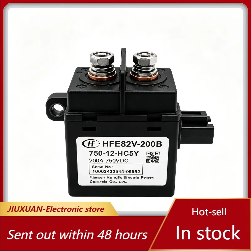 New 1pcs/lot HFE82V-200B 750-12-HC5Y 200A 750VDC 12V New energy vehicle relay
New 1pcs/lot HFE82V-200B 750-12-HC5Y 200A 750VDC 12V New energy vehicle relay