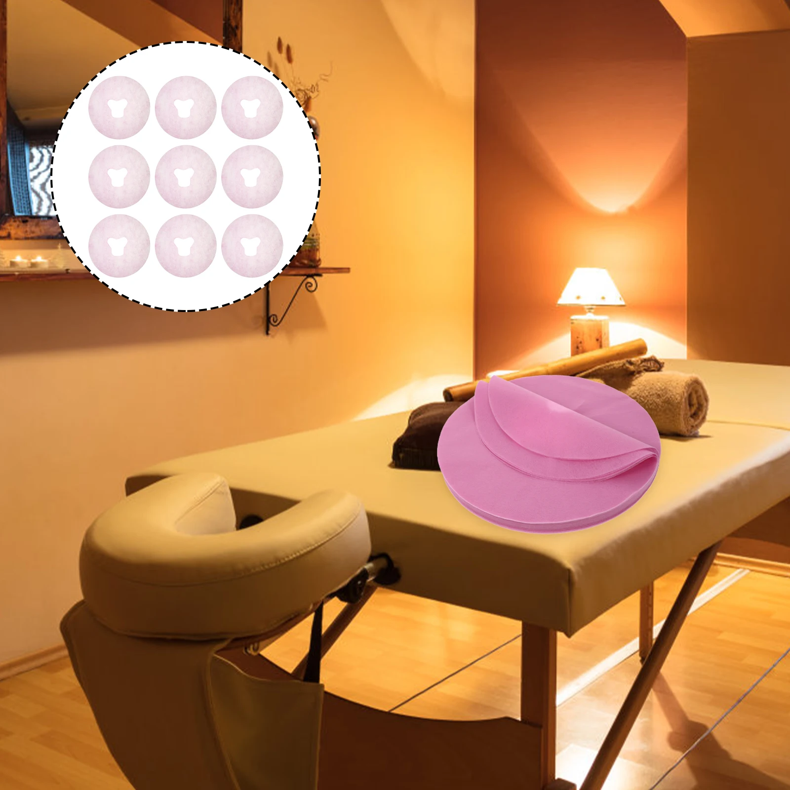 100Pcs Soft Non-Woven Disposable Face Cradle Covers Comfortable Massage Hole Towels
100Pcs Soft Non-Woven Disposable Face Cradle Covers Comfortable Massage Hole Towels