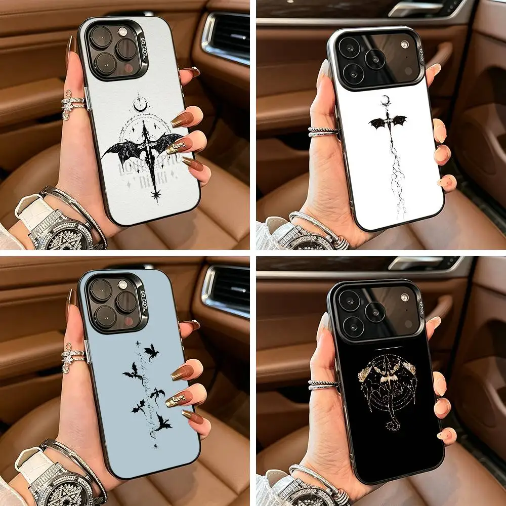 Novel Fourth Wing For iPhone 17 16 15 14 13 12 11 Pro Max XS 17 Air Silicone Colored Silver Bumper Cover
Novel Fourth Wing For iPhone 17 16 15 14 13 12 11 Pro Max XS 17 Air Silicone Colored Silver Bumper Cover