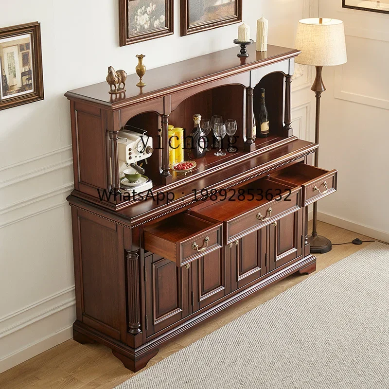 solid wood black walnut wine cabinet four-door side cabinet high-end restaurant furniture locker
solid wood black walnut wine cabinet four-door side cabinet high-end restaurant furniture locker