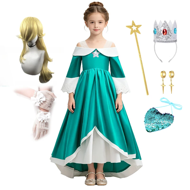 Girls Rotasha Fairy Princess Costume Dress Elegant Tulle Long Gown For Kids Themed Halloween Carnival Birthday Party Outfit
Girls Rotasha Fairy Princess Costume Dress Elegant Tulle Long Gown For Kids Themed Halloween Carnival Birthday Party Outfit