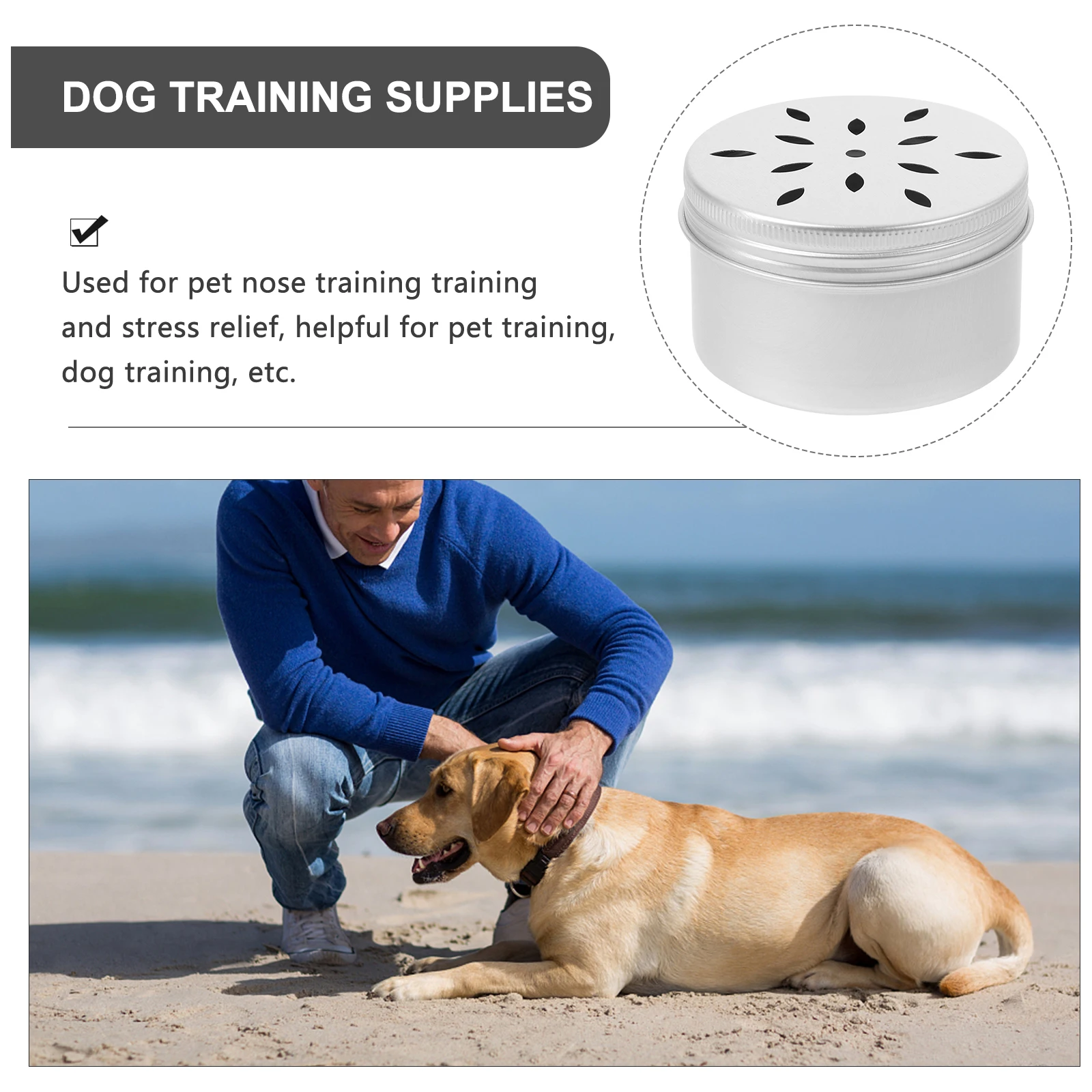 10pcs 120ML Aluminum Containers for Nose Work Tool Supplies Dog Scent Training Case Pet Training Equipment
10pcs 120ML Aluminum Containers for Nose Work Tool Supplies Dog Scent Training Case Pet Training Equipment