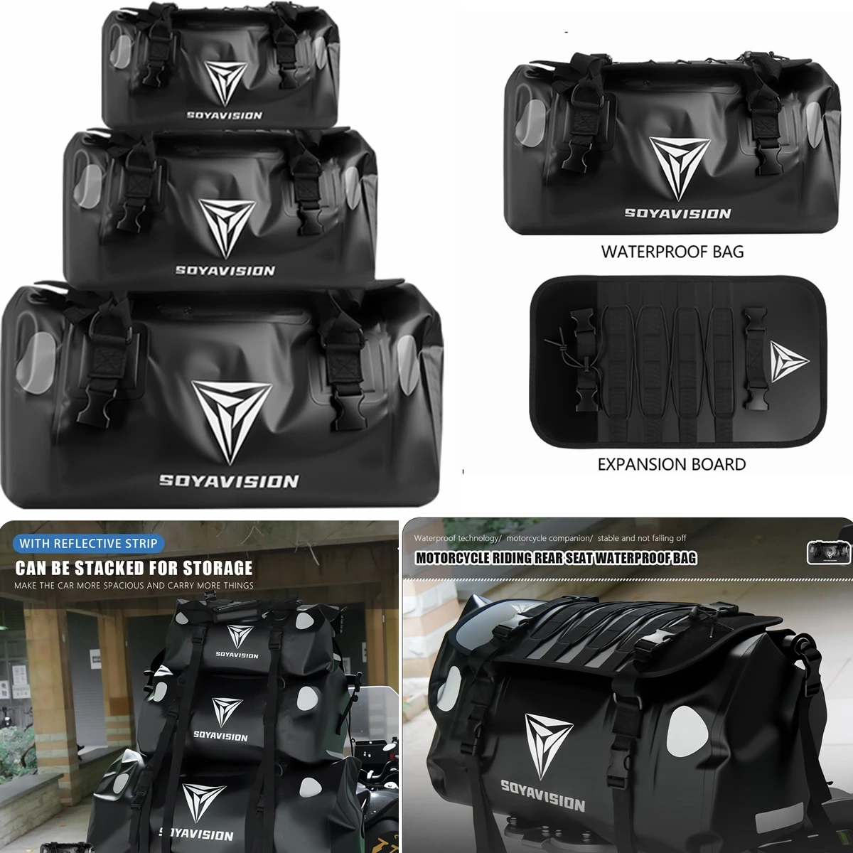 Waterproof Universal Motorcycle Bcycles Tail Bag Travel Outdoor Dry Luggage Roll Pack Bag Motorcycle Seat Bag
Waterproof Universal Motorcycle Bcycles Tail Bag Travel Outdoor Dry Luggage Roll Pack Bag Motorcycle Seat Bag