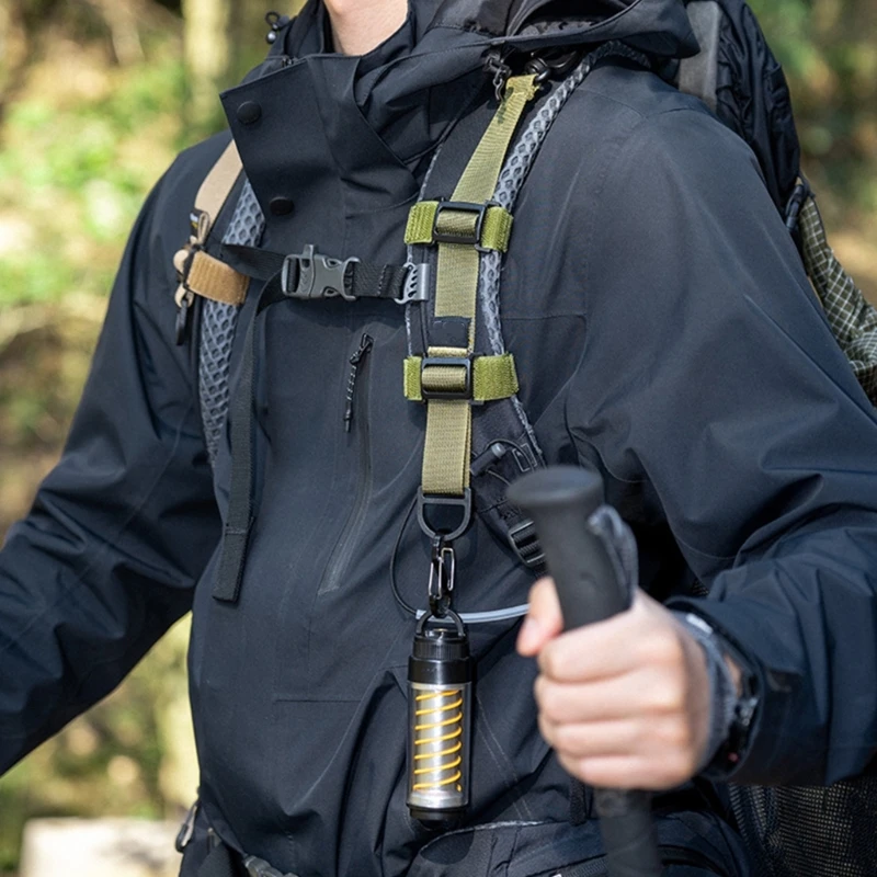 Nylon Webbing Strap With Hanging Buckles For Tactically Backpack Accessory
Nylon Webbing Strap With Hanging Buckles For Tactically Backpack Accessory