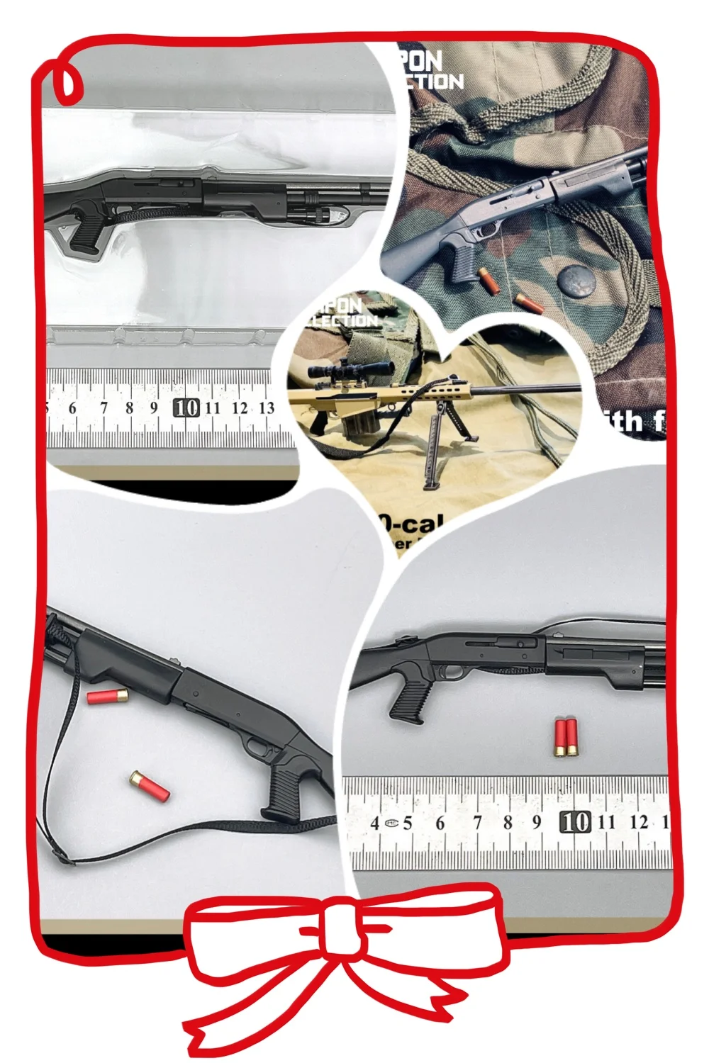 【Only Accessories】M82A1 LMG SR-25 M870 1/6 Anti-Materiel Sniper Rifle Model Fit 12inchs Soldier Action Figure For Fans DIY
【Only Accessories】M82A1 LMG SR-25 M870 1/6 Anti-Materiel Sniper Rifle Model Fit 12inchs Soldier Action Figure For Fans DIY