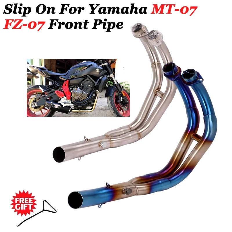 Slip On For Yamaha MT-07 FZ-07 MT07 Motorcycle Exhaust System Escape Modified Stainless Front Link Pipe Connection 51mm Muffler
Slip On For Yamaha MT-07 FZ-07 MT07 Motorcycle Exhaust System Escape Modified Stainless Front Link Pipe Connection 51mm Muffler