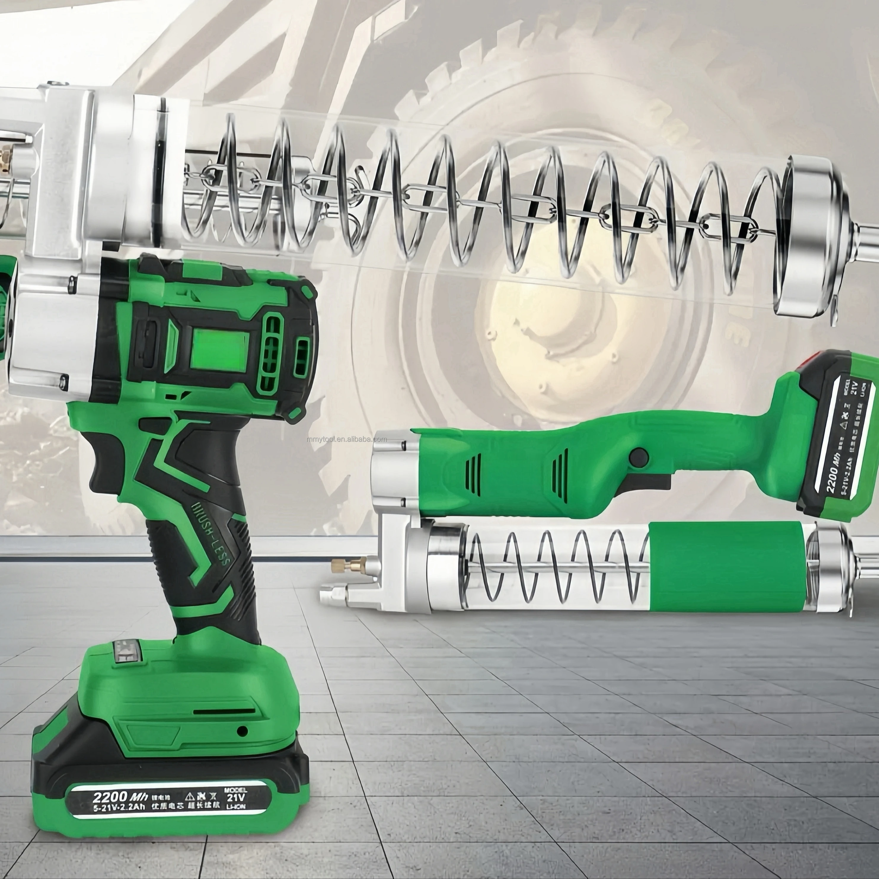 8000PSI High Pressure 20V Cordless Grease Gun Electric Li-ion Battery for Truck Heavy Machinery Lubrication Industrial ODM/OEM
8000PSI High Pressure 20V Cordless Grease Gun Electric Li-ion Battery for Truck Heavy Machinery Lubrication Industrial ODM/OEM