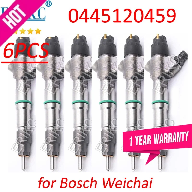 6PC 0445120459 Auto Pump Injector 0 445 120 459 High Pressure CR Injection Nozzle 0445 120 459 for Weichai
6PC 0445120459 Auto Pump Injector 0 445 120 459 High Pressure CR Injection Nozzle 0445 120 459 for Weichai