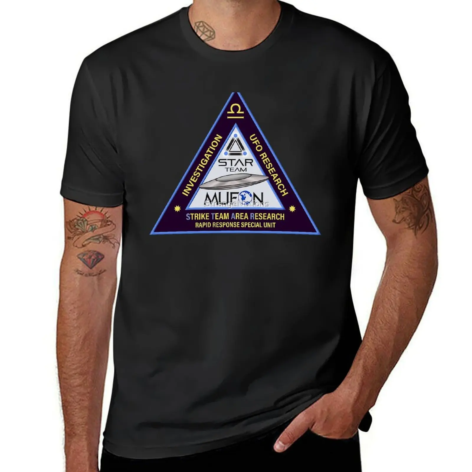 MUFON (Mutual UFO Network) Triangular Star Team Patch Artwork T-Shirt graphics customs funny t shirts for men
MUFON (Mutual UFO Network) Triangular Star Team Patch Artwork T-Shirt graphics customs funny t shirts for men