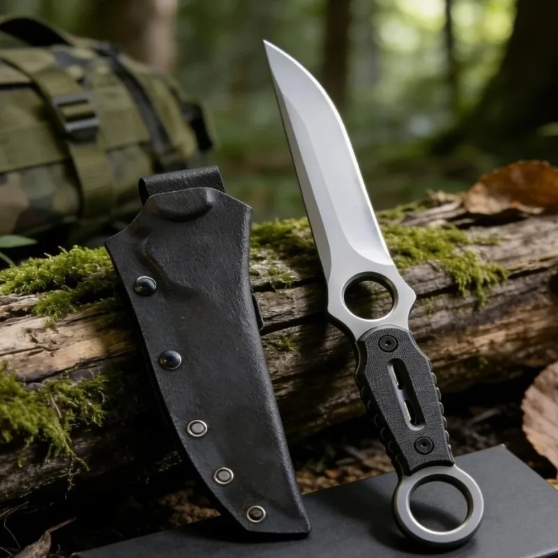 High Hardness Kydex Sheath Knife 8CR13MOV Blade G10 Handle Pocket Knife Outdoor Field Survival Camping EDC Tool
High Hardness Kydex Sheath Knife 8CR13MOV Blade G10 Handle Pocket Knife Outdoor Field Survival Camping EDC Tool