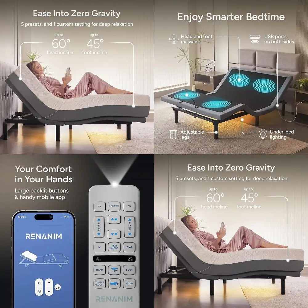 Premium Heavy Duty Bed Frame 7Leg w Center Support for Box Spring and Mattress Sets, USA Made, Full Size
Premium Heavy Duty Bed Frame 7Leg w Center Support for Box Spring and Mattress Sets, USA Made, Full Size