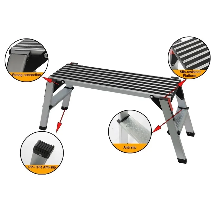 Aluminum Folding Chair Work Platform,Industrial Design Telescopic Ladders,for Outdoor ,Apartment,Warehouse,Kitchen
Aluminum Folding Chair Work Platform,Industrial Design Telescopic Ladders,for Outdoor ,Apartment,Warehouse,Kitchen