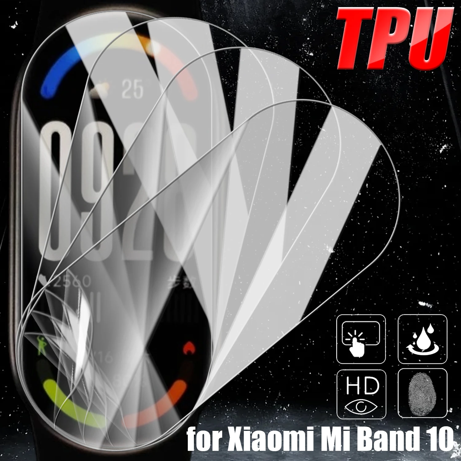 Soft TPU Hydrogel Films For Xiaomi Mi Band 10 Screen Protector Full Cover HD Clear Protective Film For Miband 10 Accessories
Soft TPU Hydrogel Films For Xiaomi Mi Band 10 Screen Protector Full Cover HD Clear Protective Film For Miband 10 Accessories