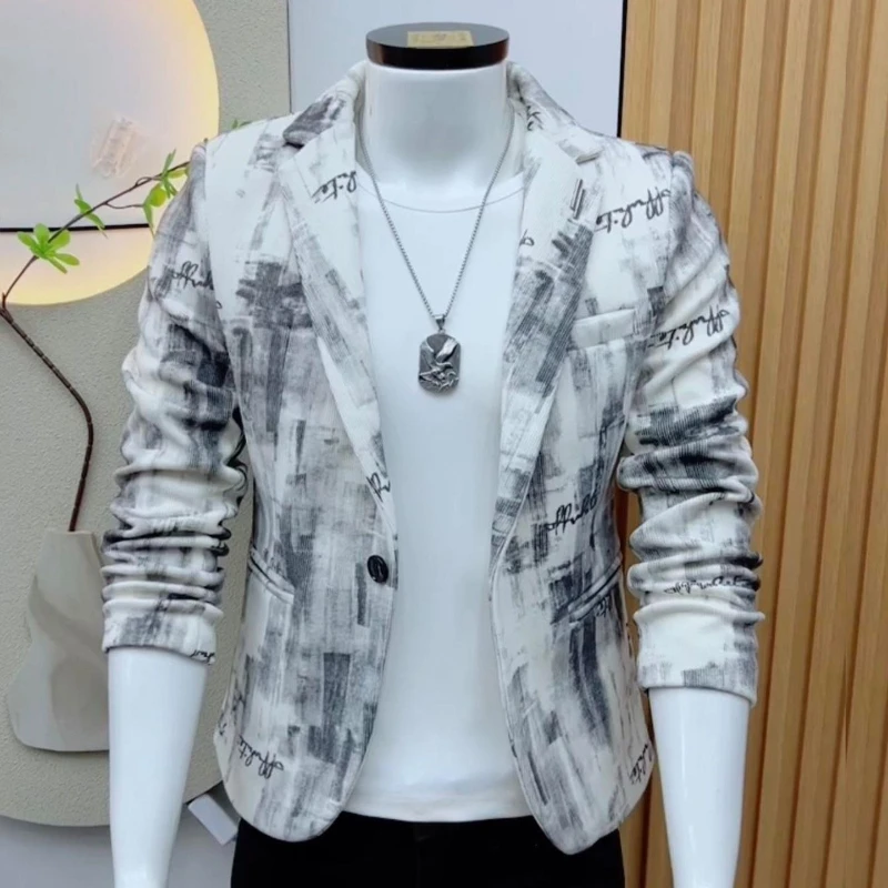 Autumn New Men's Jacket Slim Fit Casual Blazer Stand Collar Korean Style Fashion Coat Versatile Trendy Outerwear
Autumn New Men's Jacket Slim Fit Casual Blazer Stand Collar Korean Style Fashion Coat Versatile Trendy Outerwear